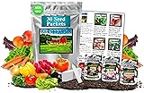 B&KM Farms Survival Seed Kit, 20,000+ Seeds, 30