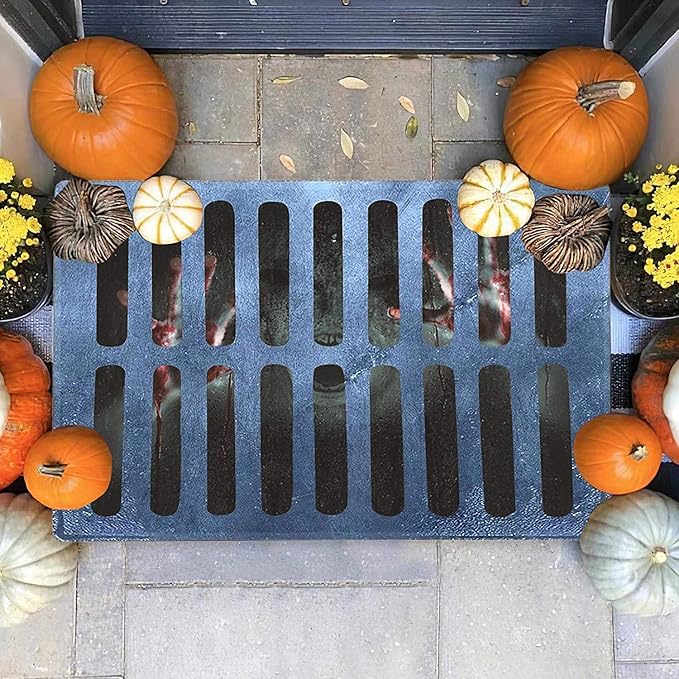 Halloween 3D Illusion Doormat, Vortex Illusion Rug Front