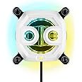 Corsair Hydro X Series, XC7 RGB White CPU Water Block,16 Individually addressable RGB LEDs, Software-Enabled, 1200/AM4