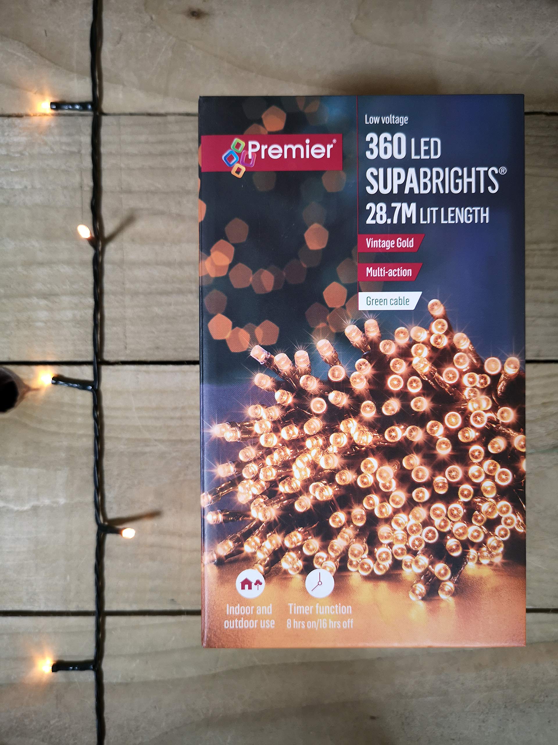 Multi Action Supabrights (360 LEDs Vintage Gold)