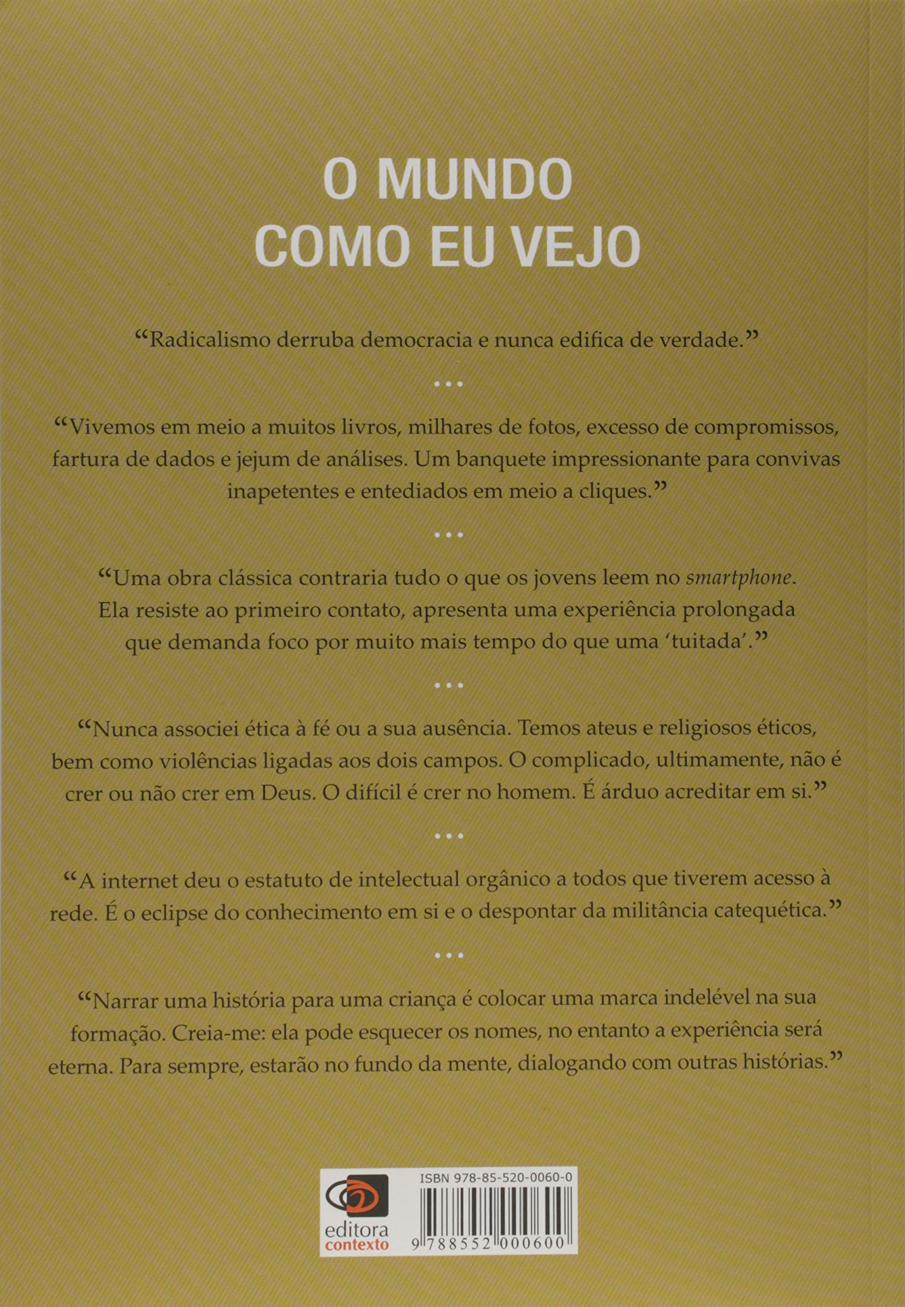 Leia online PDF de 'O mundo como eu vejo' de Leandro Karnal Leia online PDF de 'O mundo como eu vejo' de Leandro Karnal