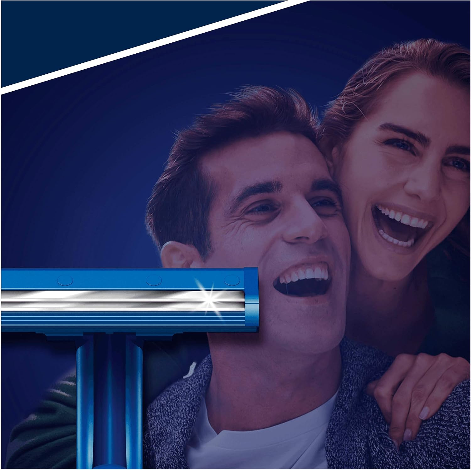 Gillette BlueII Disposable Razors for Men x10, 10 count (Pack of 1) - Image 4