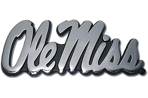 Elektroplate University of Mississippi (Script Ole Miss) Emblem