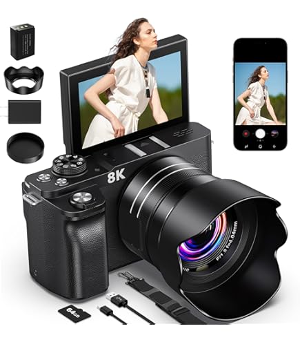 Amazon.com : 8K Digital Camera, 88MP Cameras for Photography