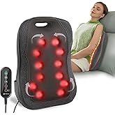 CooCoCo HSA Store Eligible Shiatsu Back Massager with Heat, Portable Massage Chair Pad, Kneading Massage Mat for Pain Relief, Chair Massager for Office Home