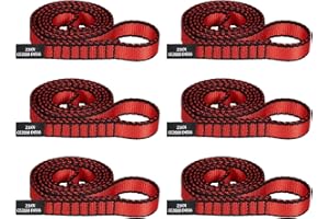 KLYTORX 18MM Nylon Climbing Sling Runner - 23KN CE2008/EN566 Certified Outdoor Climbing Webbing for Rock Climbing, Rappelling, Mountaineering, Swing Gear, Outdoor Adventures & Emergency Anchoring