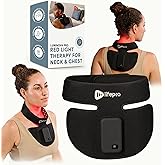 LifePro – Neck Red Light Therapy Device – Luminova Infrared Red Light Therapy for Neck and Shoulder with 660nm & 850nm LEDs – Rechargeable, Portable Support for Daily Wellness