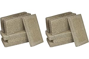 US Stove Company FireBrick 4.5 x 9 x 1.25 Inch Wood Stove Ceramic Fire Bricks (12 Bricks)