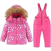 M2C Little Girls Winter 2-Piece Ski Snowsuit Set Puffer Jacket and Pants