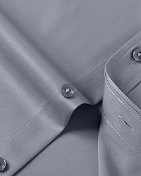 J.VER Men's Dress Shirts Solid Long Sleeve Stretch