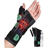 Oyakin Carpal Tunnel Wrist Brace Night Support, Thumb Brace for Men Women | Thumb Spica Splint for De Quervain's Tenosynovitis, Tendonitis, Trigger Finger, Wrist Support for Right Hand Medium/Large