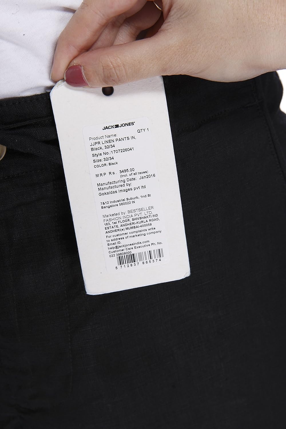 jack & jones men's casual trousers