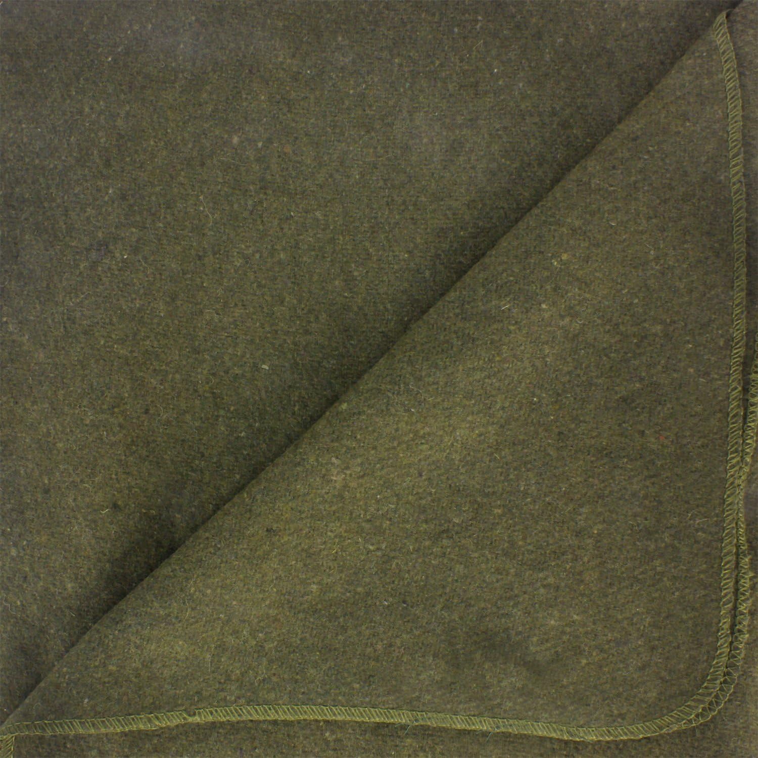 Ever Ready First Aid Olive Drab Green Warm Wool Fire Retardent Blanket, 66" x 90" (80% Wool)-US Military: Sports & Outdoors