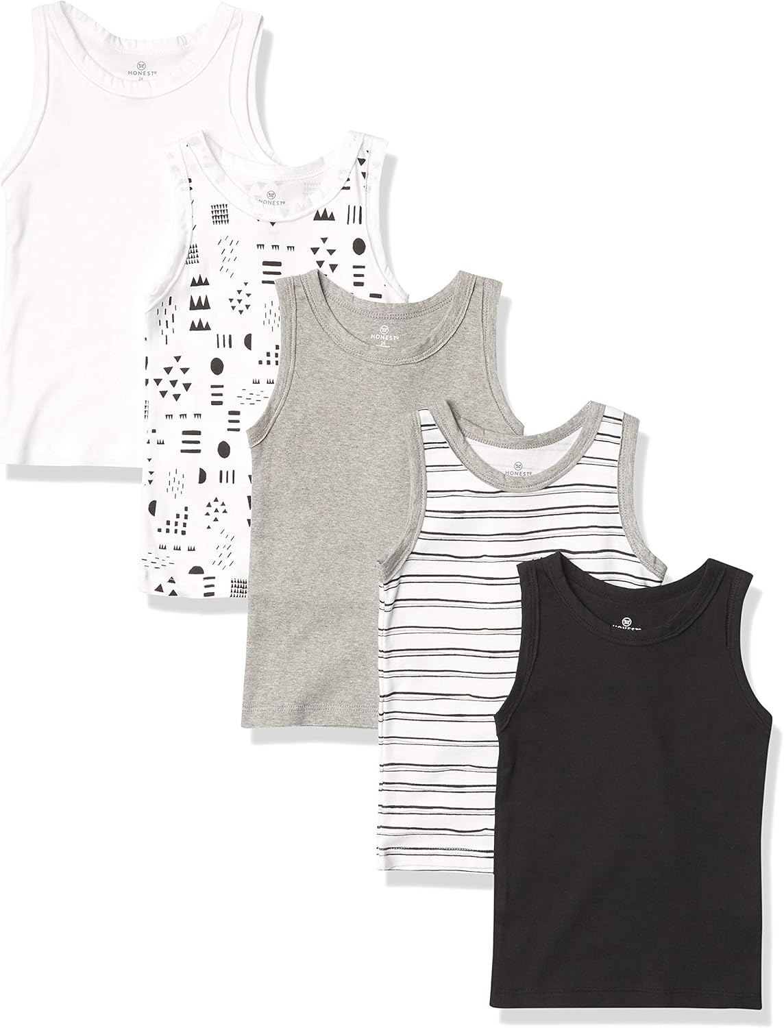 HonestBaby Baby Muscle Tee Sleeveless T-Shirt Multi-Packs: Clothing