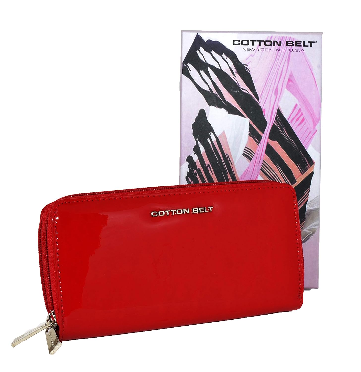 EcoPelle Doppia Cerniera Azzurro COTTON BELT Portafoglio Donna Grande  Portafogli e porta documenti urban-earth.co.uk