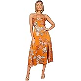 Petal & Pup Womens Alejandra Cowl Neck Midi Dress