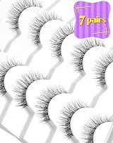 Onlyall Bottom Lashes Under Eyelashes False Natural Anime Lower 7 Pairs R9 view 6