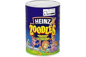 Heinz Zoodles Animal Shaped Pasta With Tomato Sauce, 398ml (Pack of 24)