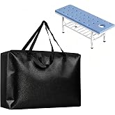 Qivine Upgrade Massage Tables Bag, 28-37 Inch Portable Spa Bed Lightweight Bag, Physical Therapy Table Carry Case with Durable Zipper Tear-Resistant Oxford for Folding Table