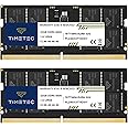 Timetec 64GB KIT(2x32GB) DDR5 5600MHz PC5-44800 Unbuffered Non-ECC 1.1V CL46 2Rx8 Dual Rank 262 Pin SODIMM Laptop Memory RAM Module Upgrade