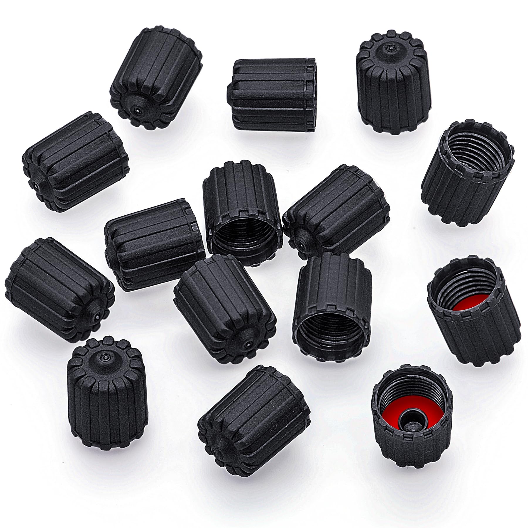 MEAJOO 15PCS TPMS Tire Valve Stem Caps, Plastic