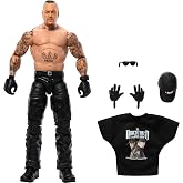 Mattel WWE Elite Action Figure &amp; Accessories, Series #107 Undertaker 6-inch Collectible with 25 Articulation Points &amp; Swappable Hands