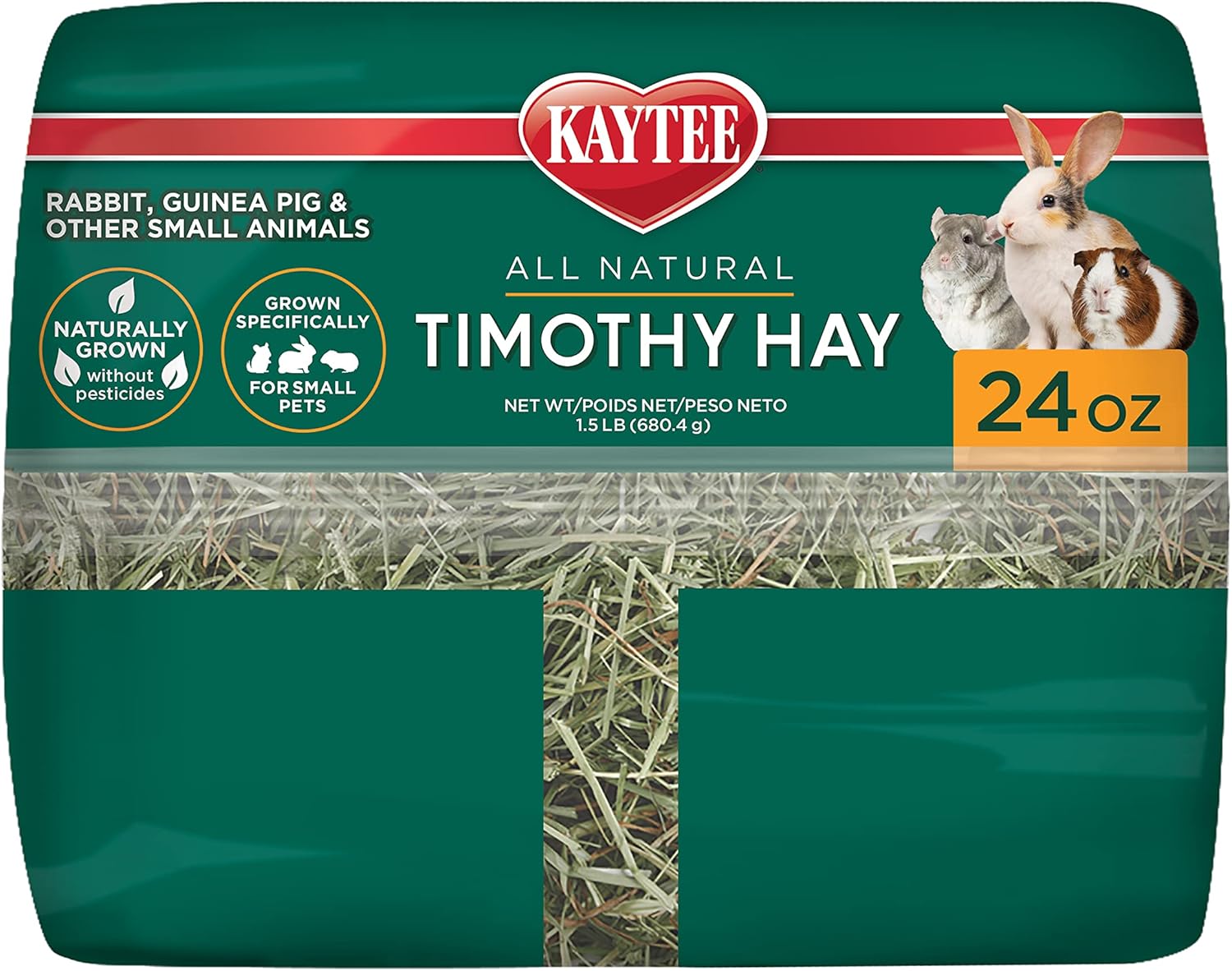 Kaytee Timothy Hay, 24-Oz Bag : Pet Food : Pet Supplies