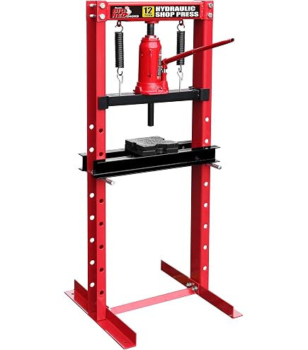 Prensa Hidráulica De Taller Holzmann 20 Toneladas - Modelo WP20PLUS Para Trabajos Pesados
