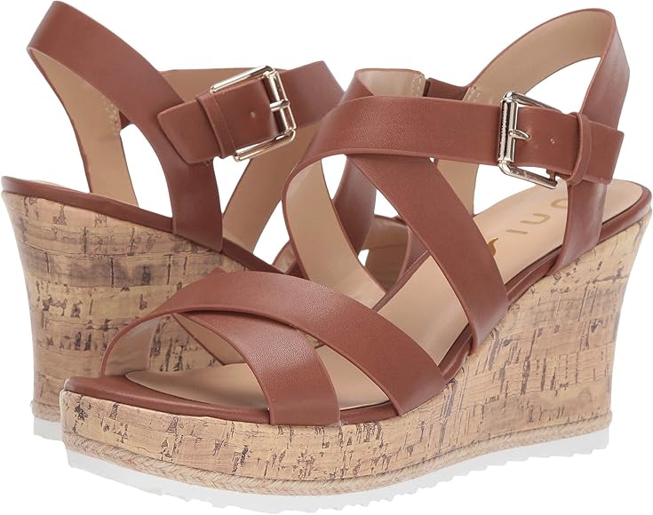 unisa black wedge sandals