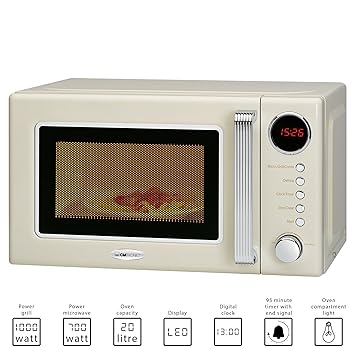 Clatronic MWG 790 - Microondas con grill 20 litros, 700/1000 W ...