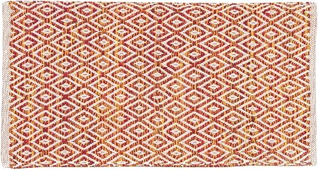 Sancarlos Arisai Alfombra jarapa, Algodón, Naranja, 100 x 150 cm: Amazon.es: Hogar