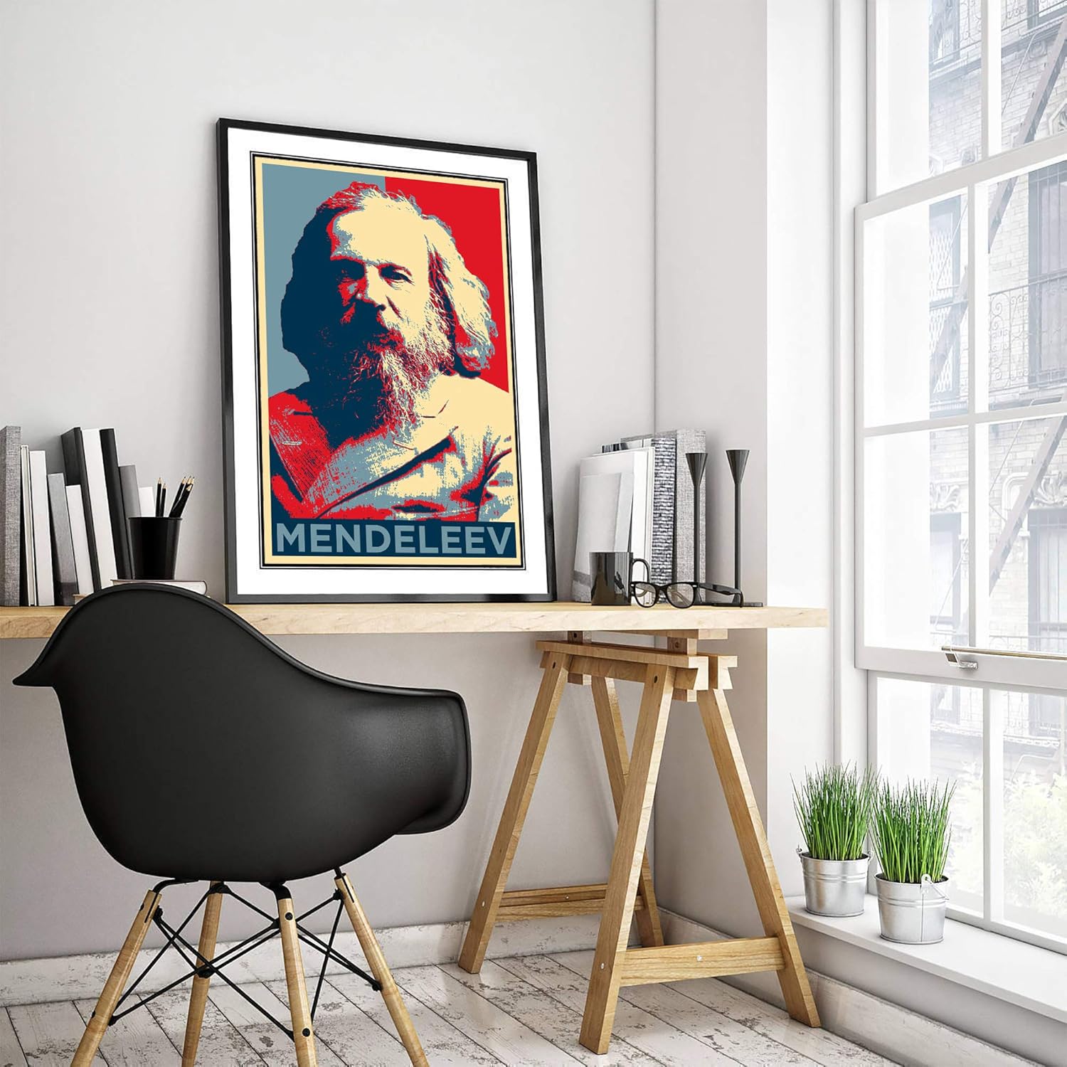 Amazon Com Introspective Chameleon Dmitri Mendeleev Art