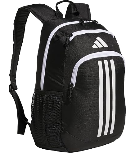 adidas Originals Unisex National 3-Stripes Backpack, Onix Jersey/Black, ONE SIZE