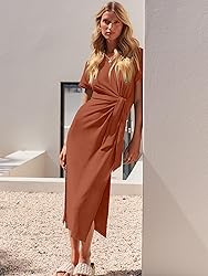 ANRABESS Women's 2025 Summer Maxi Tshirt Dress