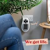 Russell Hobbs RHPH2001 500W Ceramic Plug Heater with Thermostat, Timer view 7