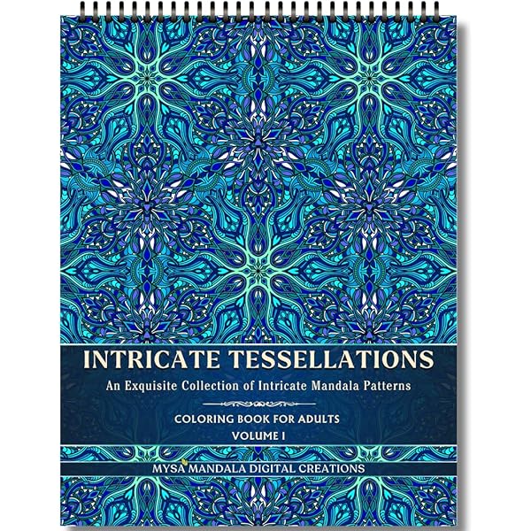 Intricate Patterns Adult Coloring Book - Zen Mandalas Series