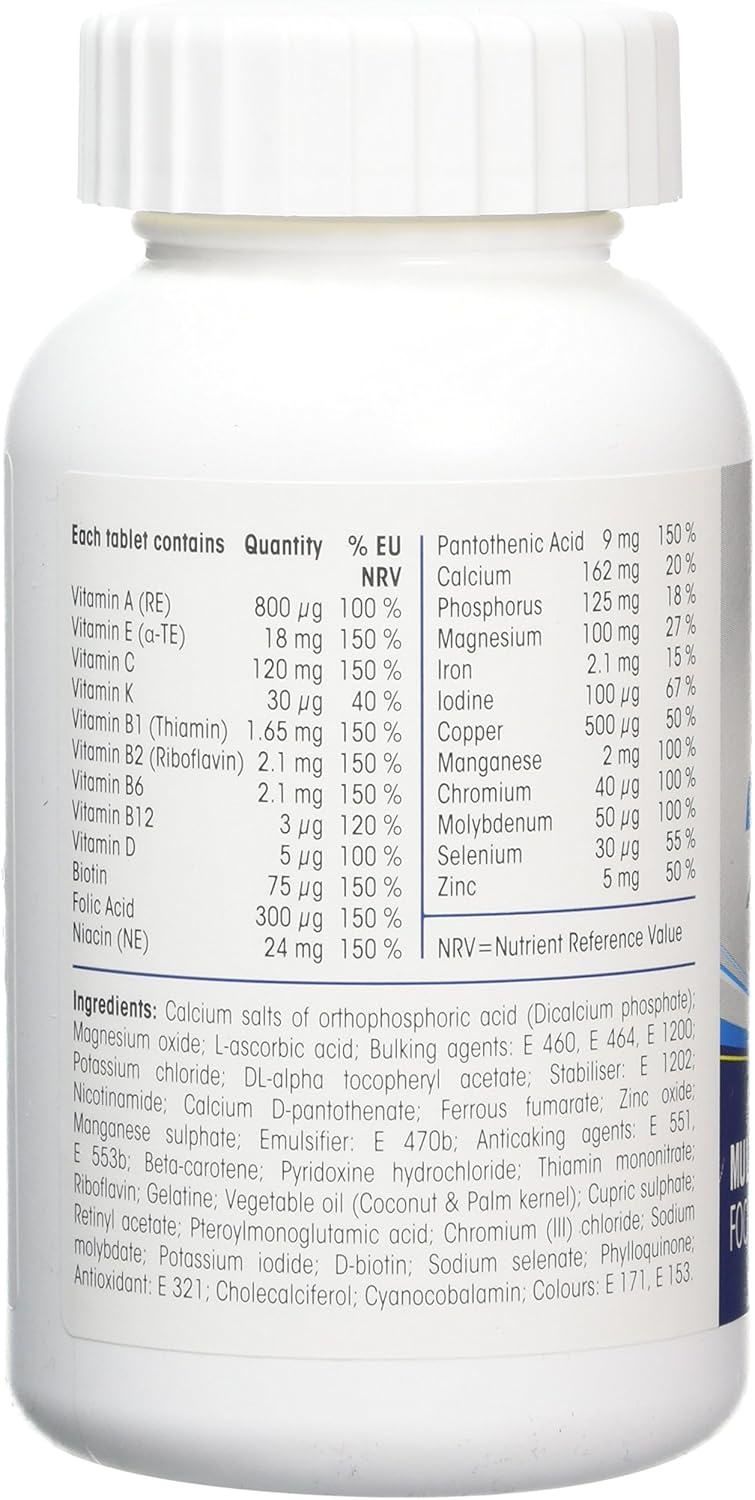 Centrum Advance 50+ Tablets Multivitamin & Mineral Supplements, with 24 essential nutrients, including vitamin D, C, Zinc, 180 ct - Image 4