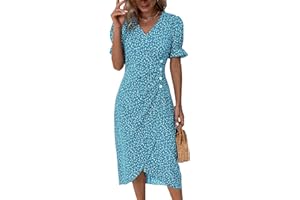 GENERIC Summer Dresses for Women 2024,Casual Beach Vacation Tropical Date Night Boho Hawaiian Sun Dresses Ladies Club Party Dress