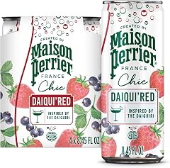 Maison Perrier Chic Daiqui'Red, 8.45 FL OZ Can (4 Count) | Crafted in France with bold bubbles and cocktail-inspired flavor f