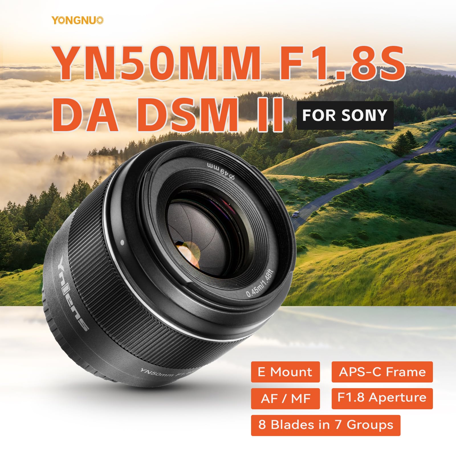 Sony E Mount Yongnuo Yn50mm F1 Ii Yongnuo YN50mm DA DSM Standard