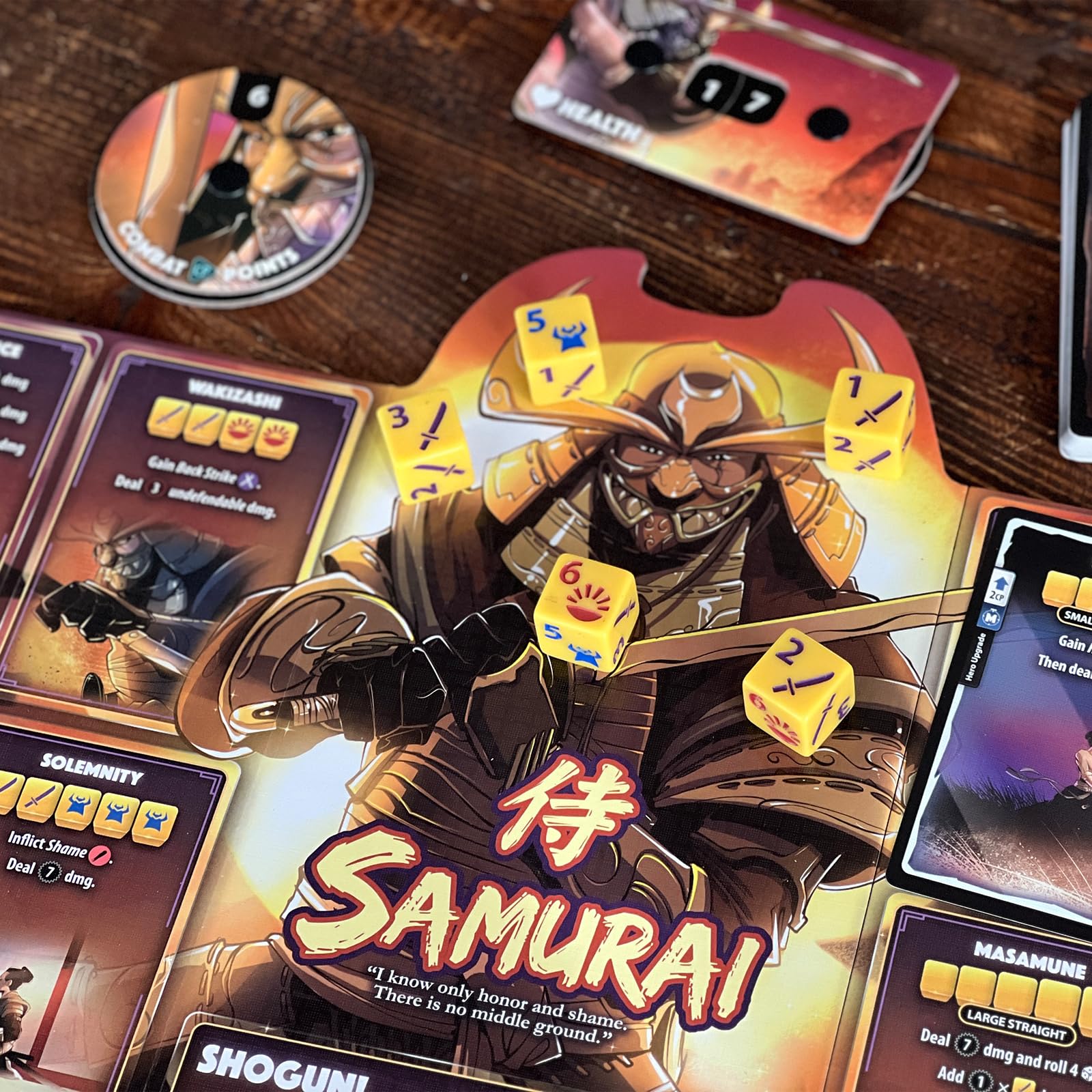 Dice Throne - Two Hero Box - Gunslinger v Samurai - Fast Playing Collectible Tabletop Game