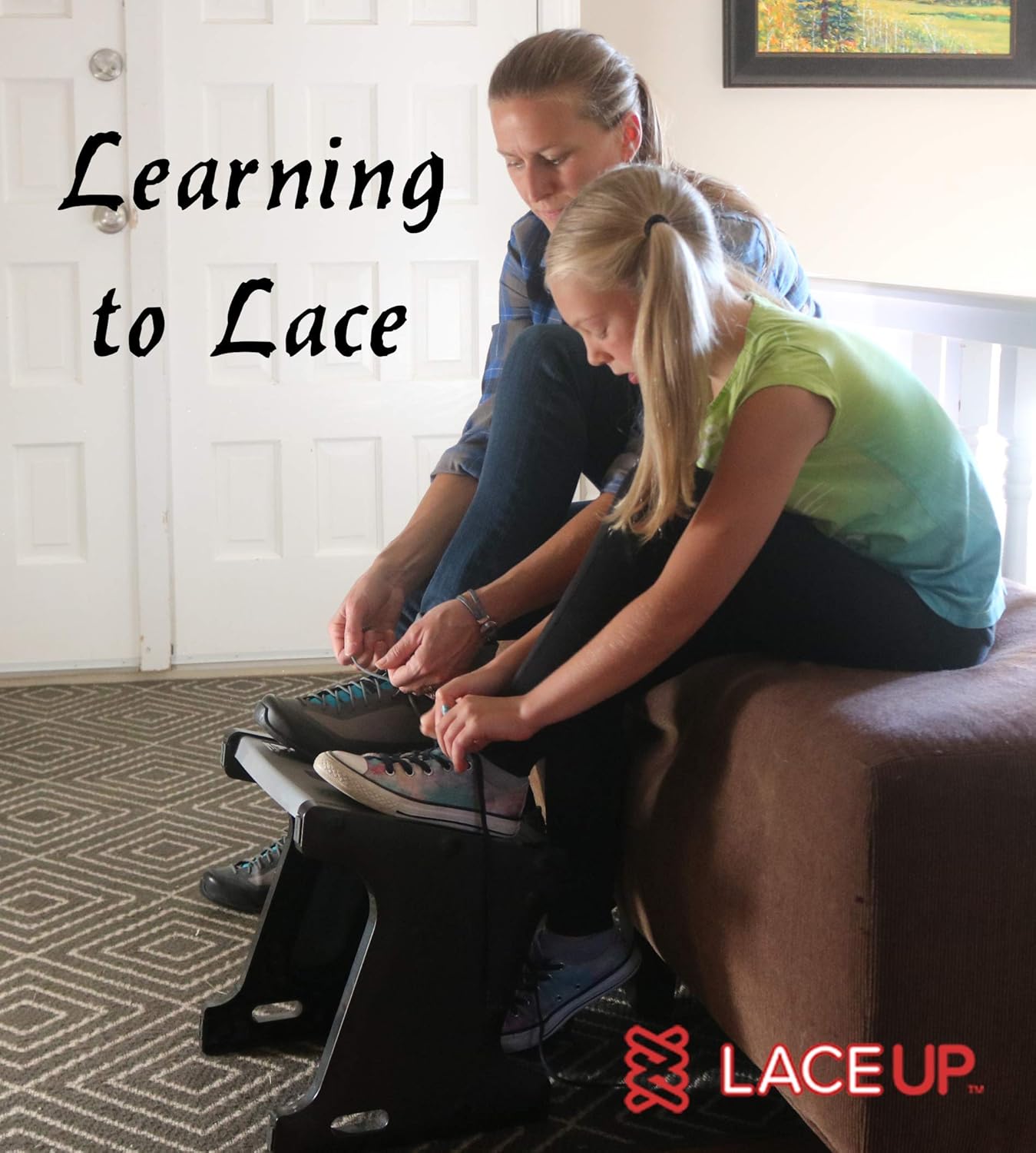 Get Active with LaceUP. Practice Good Ergonomics .Sock Aid & Helps Elderly, Kids, Pregnant Women, Athletes & People with Limited Mobility. Non-Slip Shoe Block with 2 Sitting and Standing Heights.: Health & Personal Care