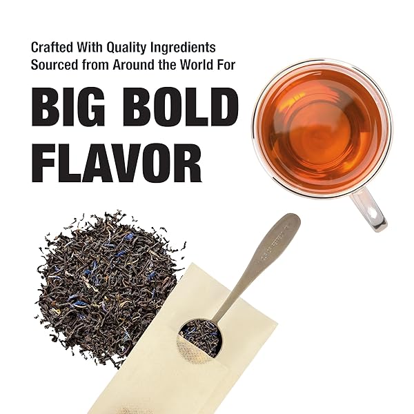 TIESTA TEA – EARL GREY DE LA CRÈME, PREMIUM LOOSE LEAF TEA BLENDS, CAFFEINATED BLACK, MAKE HOT OR ICED & BREWS UP TO 25 CUPS – 1.7 OUNCE RESEALABLE POUCH