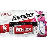 Energizer Max Premium AAA Batteries, Alkaline Triple A Battery (24 Count) E92BP-24