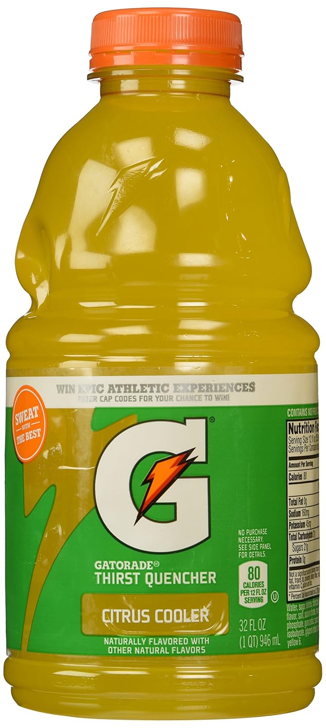 Gatorade Drink, Citrus Cooler, 32 oz durable service