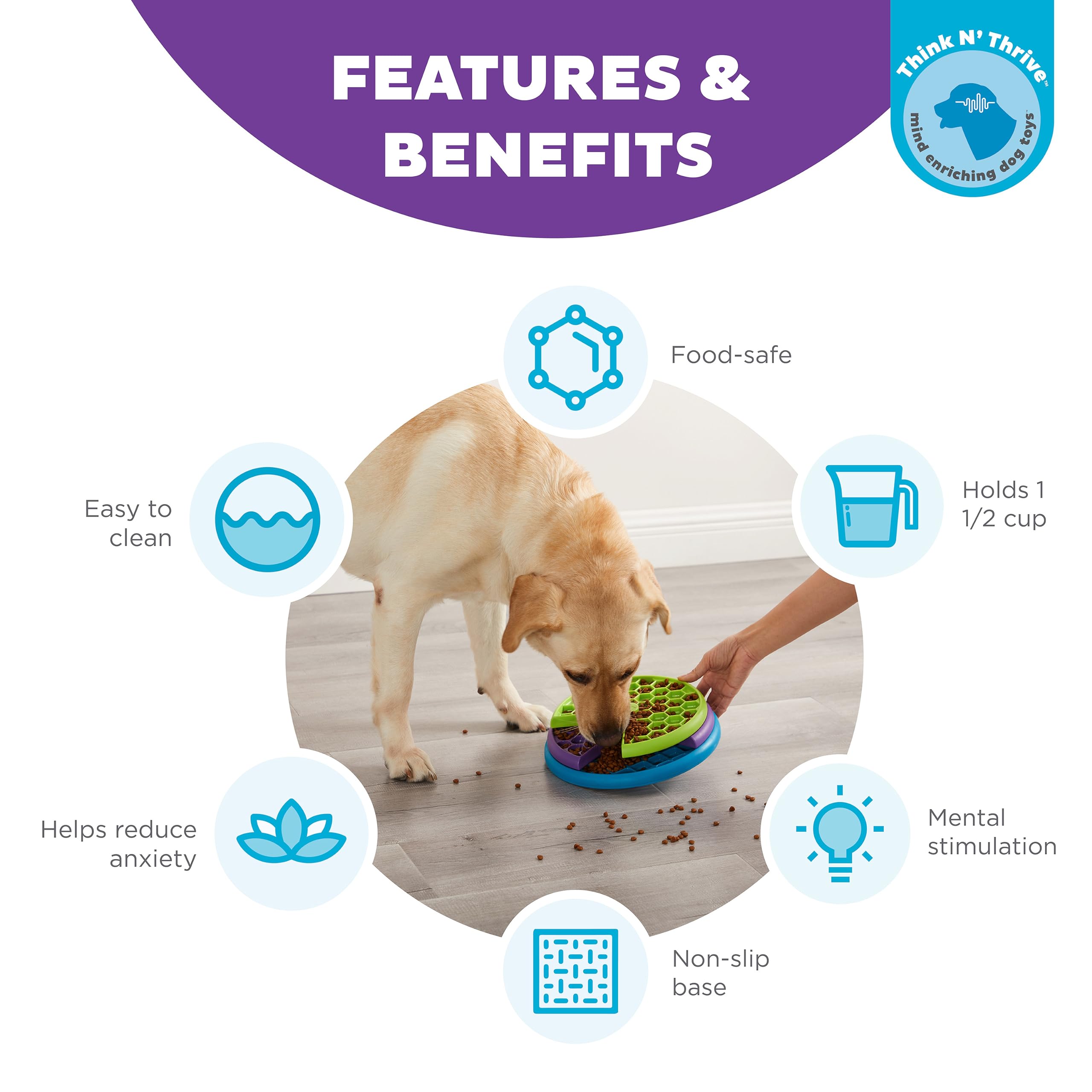 Mua Nina Ottosson by Outward Hound Lickin' Layers Interactive Dog