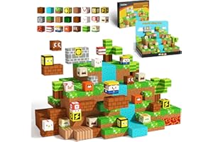 GobiDex Magnetic Blocks Kids Building Toys for Boys Girls 3+, Game-Based Build MagWonder with Magnet Construction Toys, Upgraded STEM Sensory Gift for Birthday (1 inch)