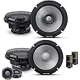 Alpine 6.5" Speaker Upgrade - A Pair of R2-S65 Type R High-Resolution 6.5" Coaxial Speakers & A Pair of R2-S65C High-Resolution 2-Way Component Speakers