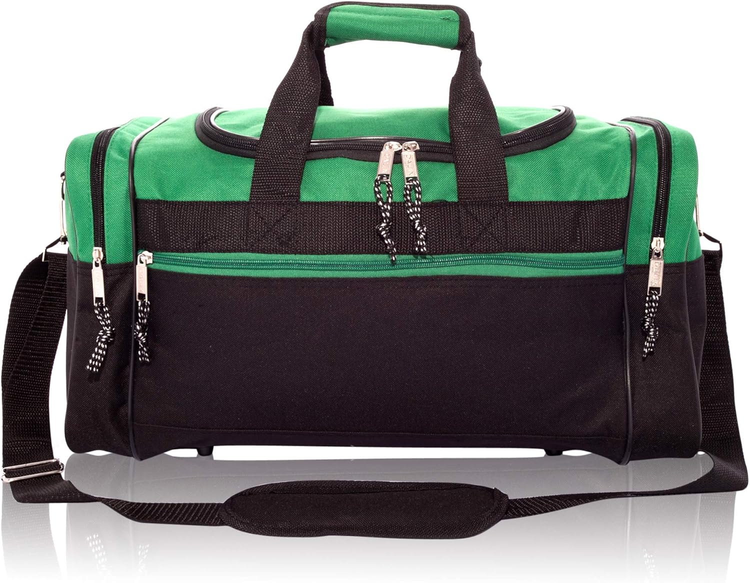  | 17" Blank Duffle Bag Duffel Bag Travel Size Sports Durable Gym Bag (Green) | Sports Duffels