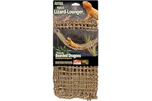 PENN-PLAX Reptology Lizard Lounger – 100% Natural Seagrass Fiber – Great for Bearded Dragons, Anoles, Geckos, and Other Reptiles – Extra Large